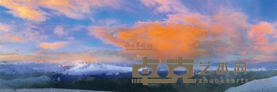 余慧文 2012年作 喜马拉雅上空的祥云 34×100cm