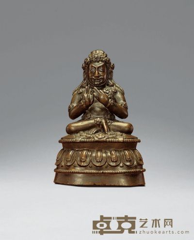 十六世纪 大成就者毗卢巴 高11.5cm