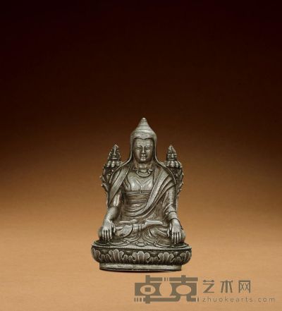 十七世纪 宁玛派祖师旺青让迦 高7.8cm