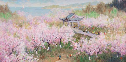 吕洪仁 2011年作 桃花