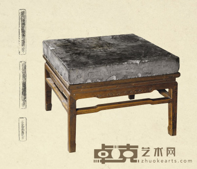 明·天启砖（此拍品含木桌） 68×68.5×9.5cm