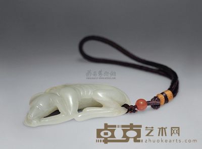 清 白玉狗