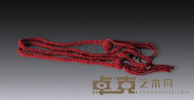 清 老红珊瑚链 120cm