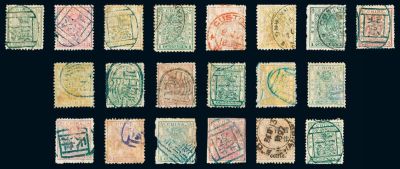 ○?1885-1888年小龙邮票旧一组