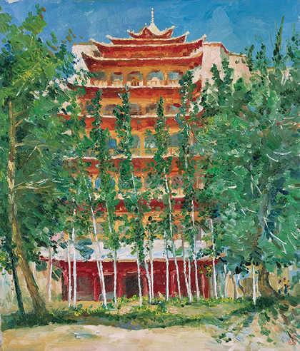 费以复  敦煌莫高窟