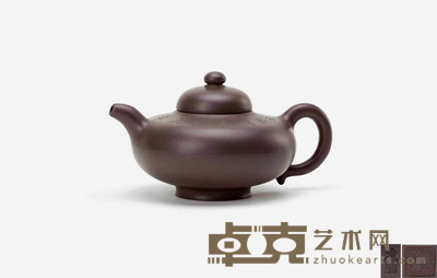 友兰款诗文合欢壶 宽：15.5厘米  高：8厘米