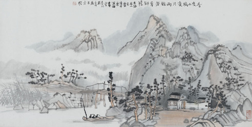 方骏 香渡小桥