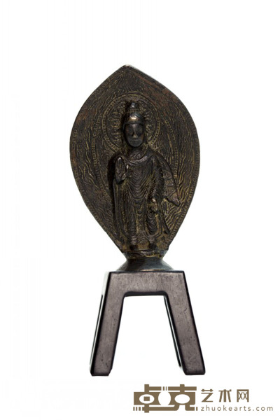 青铜释迦佛立像 高6.2厘米