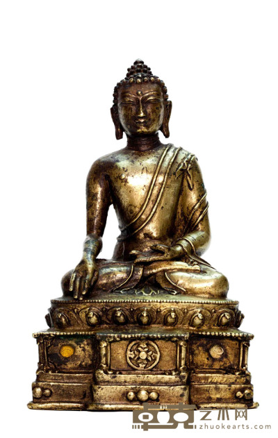 铜释迦牟尼佛 高16.5厘米