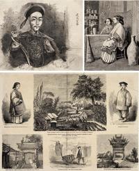 1859—1871年法文版原版初印《道光皇帝》《1858年英法联军侵华战争》等大型铜版画报纸一组3册