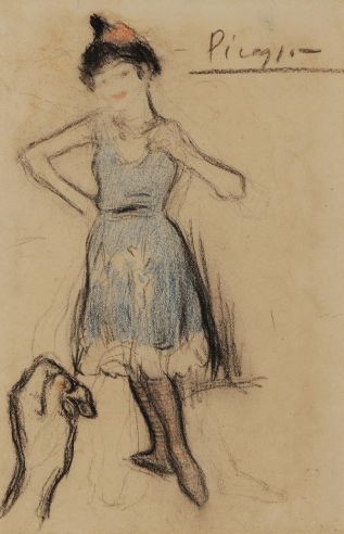 巴勃罗·毕加索 1901年作 舞女