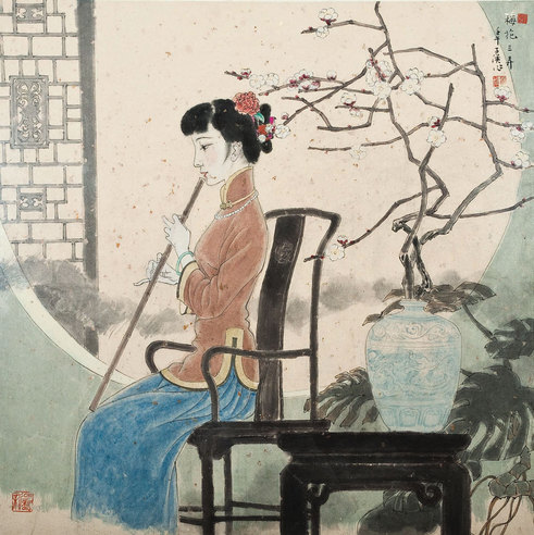 李子侯  梅花三弄