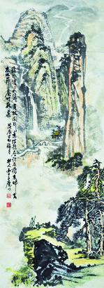 曹立庵  山水