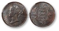 1871年英属泽西群岛1/13先令