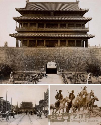 民国早期有关北京地区原版老照片一组3件 