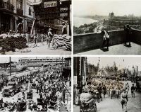 解放战争时期上海、天津老照片一组4件
