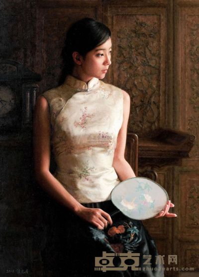 侯志民 2012年作 昔日序曲 80×100cm