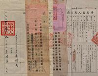 民国二十年（1931年）台山·汀江墟务公所集股购地契约1张