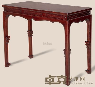 红木半桌 98×48×79cm