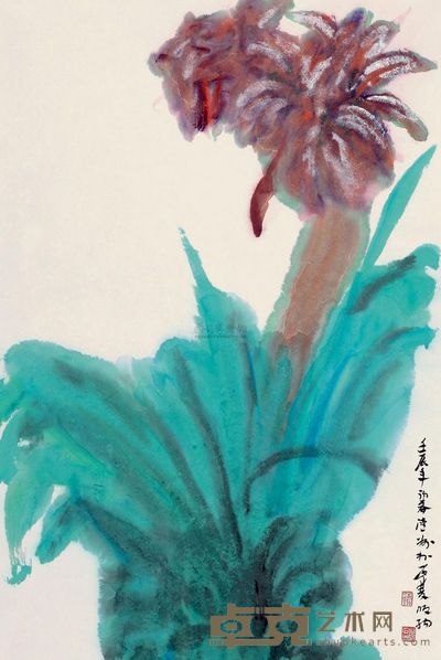 王清州 2012年作 闻殊兰 镜心 68×45cm