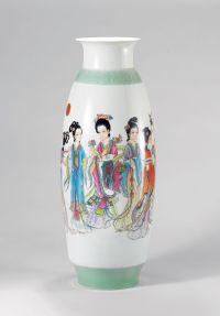赵明生 「十二花神」瓷瓶