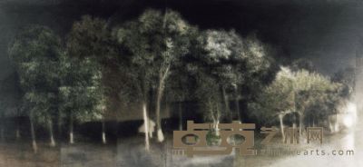 康海涛 2008年作 夜 102×220cm