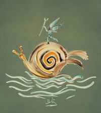 萨尔瓦多·达利 1980年作 蜗牛（1423/2000）