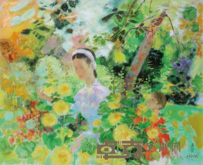 黎谱 黄蜀葵 81.5×100.5cm