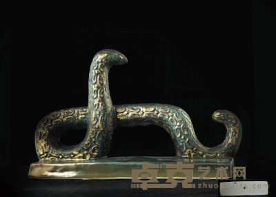 刘远长  生肖蛇 33.5×21cm