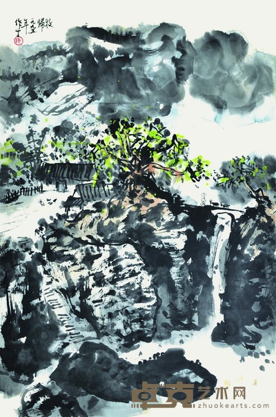 陈作丁  牧归 69×45cm     约：2.79平尺