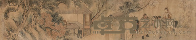 无款 人物 手卷 20×97cm