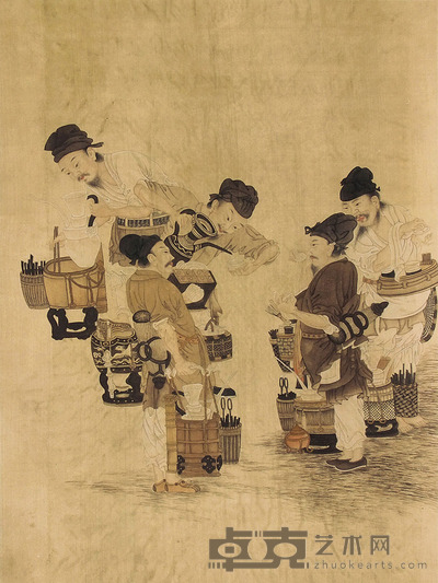 无款 人物 立轴 57×42cm