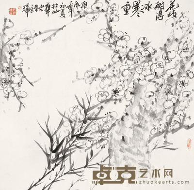 马锋辉 花卉 68×68cm
