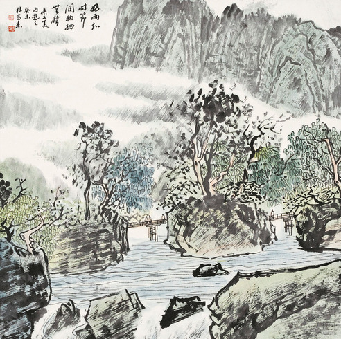 杜高杰 山水