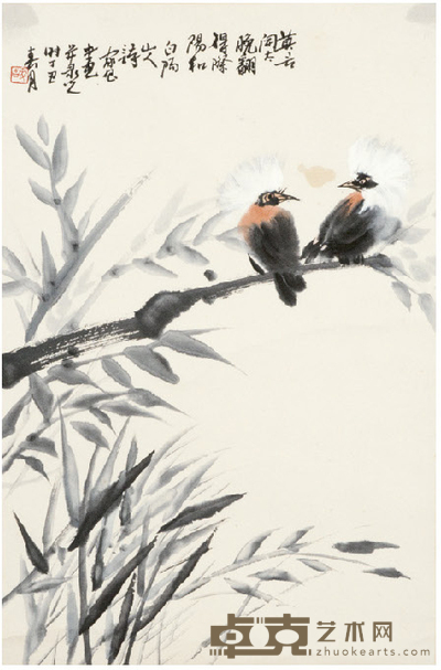 徐家昌 花鸟 44×67cm