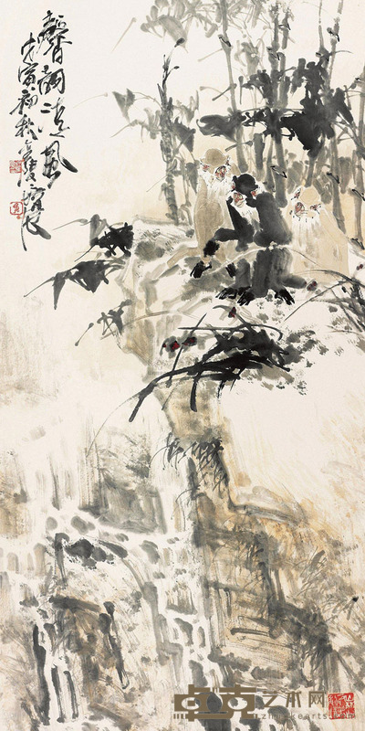 徐培晨 馨韵清风 立轴 137×68cm