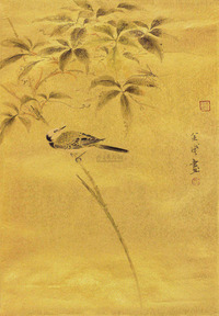 李金国 花鸟 镜片