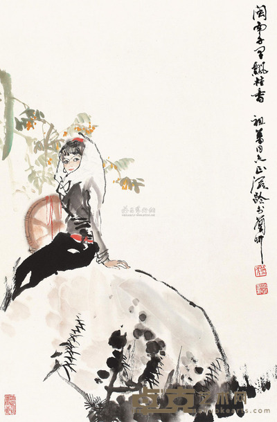 杜滋龄 闽南千里飘桂香 镜片 69.5×45.5cm