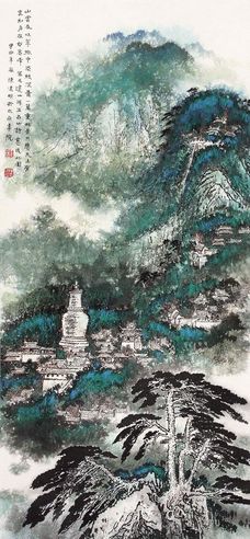 陈建明 山水 立轴