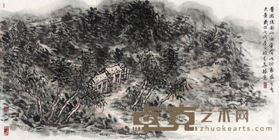 崔振宽 陕南印象 镜心 68×135cm