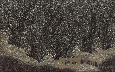 罗平安 浓荫 镜片 181×289cm