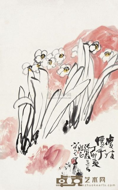 张之光 凌波仙子 镜心 83×51.5cm