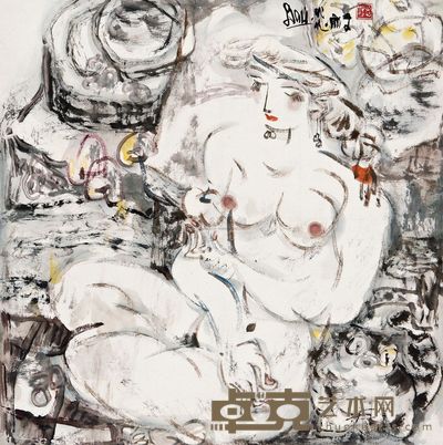 王炎林 梦乡 立轴 68×67cm