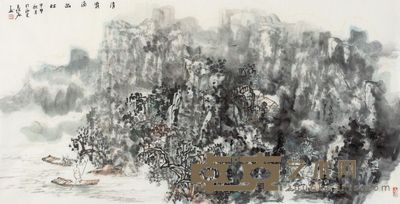 王保安 清露滴幽林 镜心 68.5×137cm
