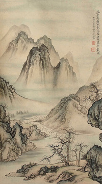 吴湖帆 山水