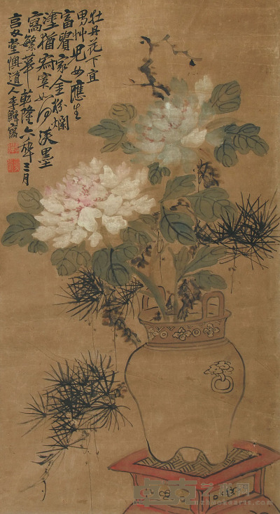 李鱓 花卉 78×43