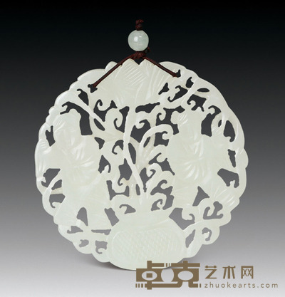 人物雕刻玉佩 深：6cm