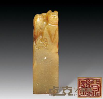 寿山印章 重量：282.4g