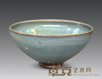 钧窑碗 口径：17cm 高：8.5cm