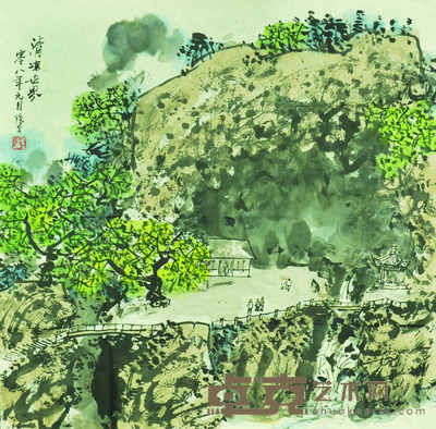 陈作丁 清凉世界 68*70cm 约:4.28平尺
